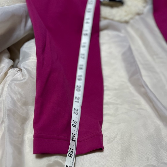 Lululemon Athletica Pink High Rise Cropped Leggings Size 10 - Picture 10 of 12